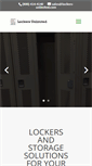 Mobile Screenshot of lockers-unlimited.com